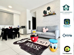Urban Suites #Mickey Adventure #Infinity Pool #local neighbourhood #5pax #3BR 2bath #2Queen 1Single #Quality well maintained #Private host